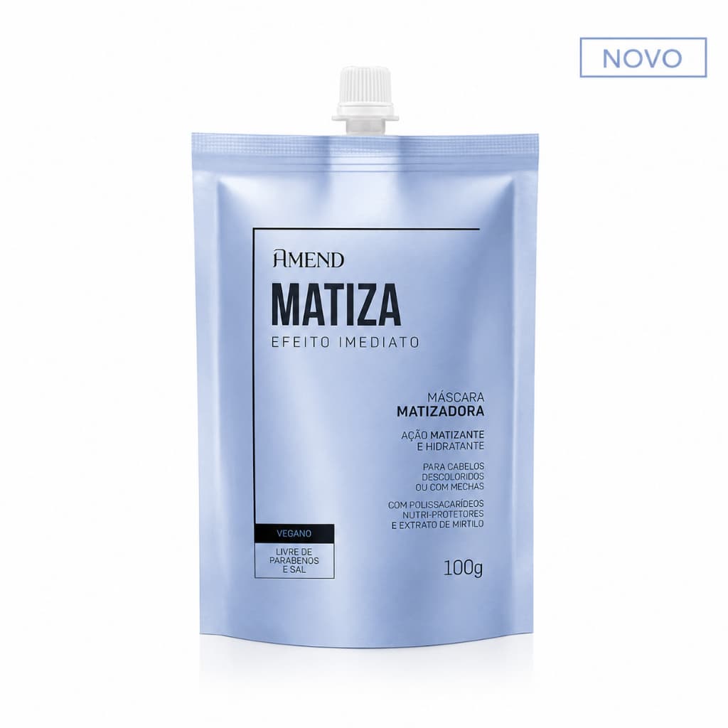 Máscara Matizadora Amend 100g - Matiza Efeito Imediato