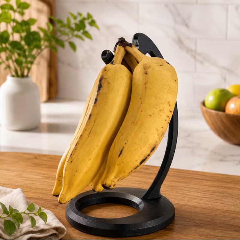 Suporte Para Pendurar Bananas Fruteira Organizador De Mesa Cozinha Premium Decorativo