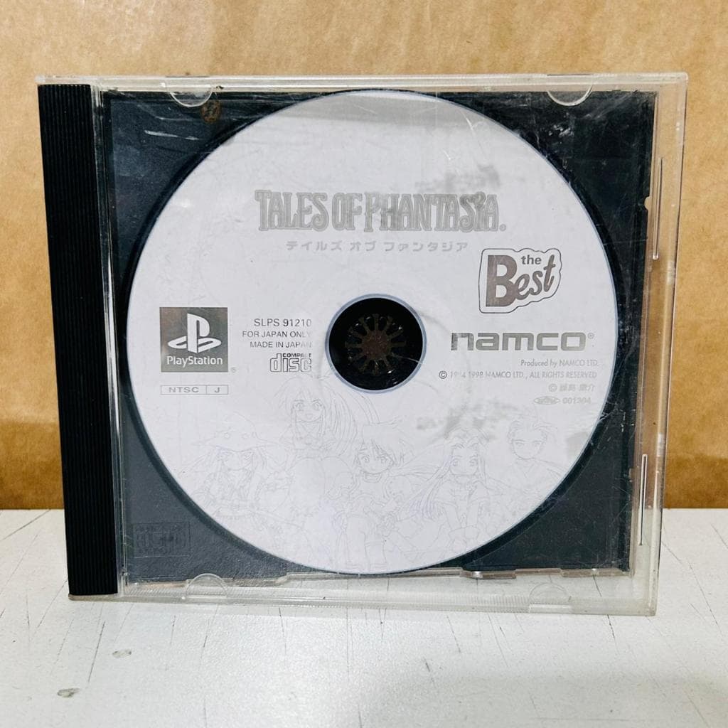 Tales Of Phantasia Japonês Mídia Física Seminovo Original PS1