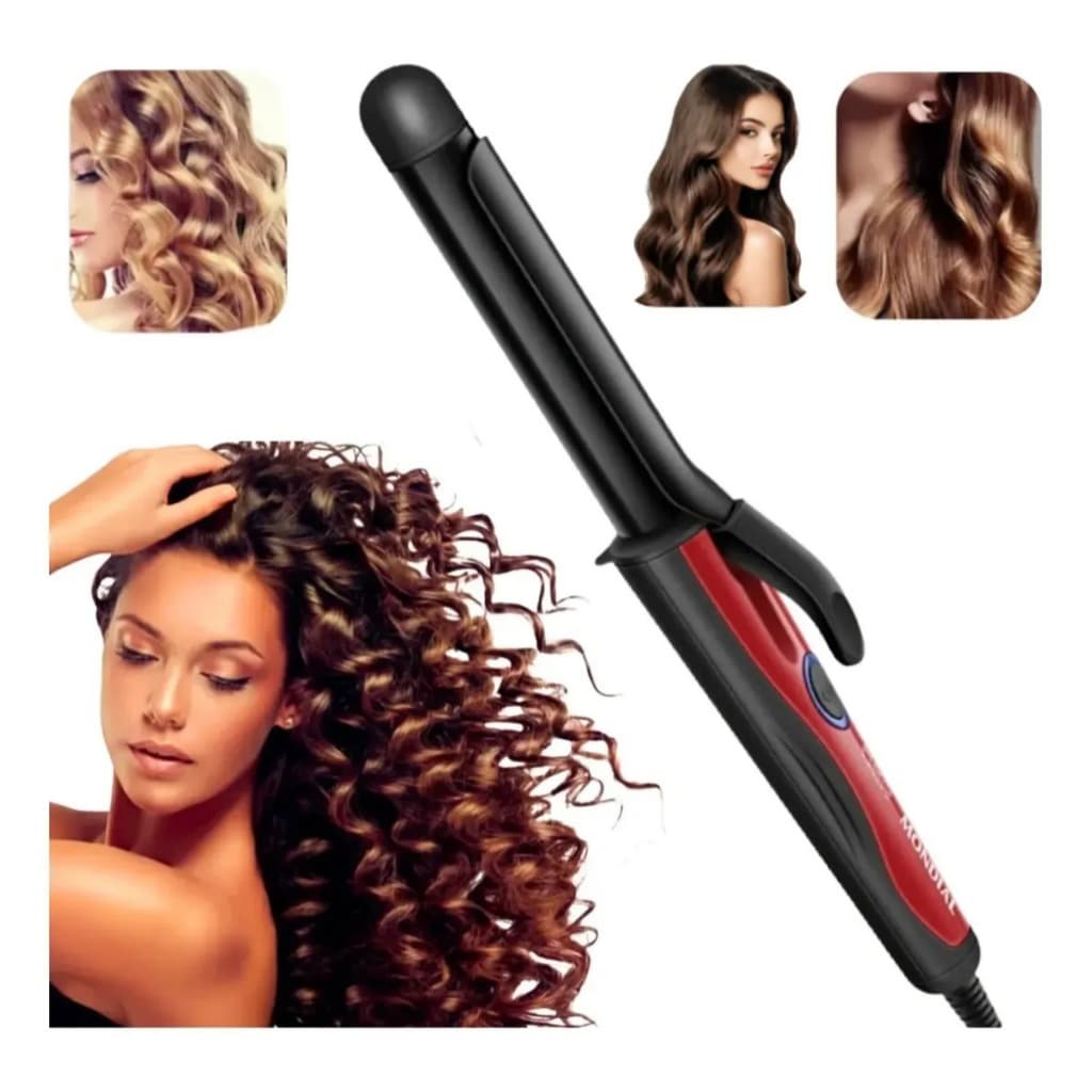 Modelador De Cachos Infinity Mondial 55w Em-12 Vermelho/preto 127/220v Bivolt