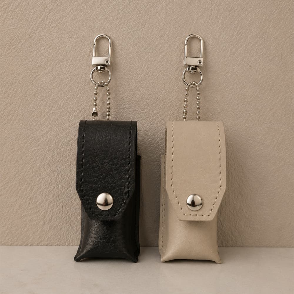Porta Batom Artesanal Compacto Pingente Bolsa Feminino Acessório