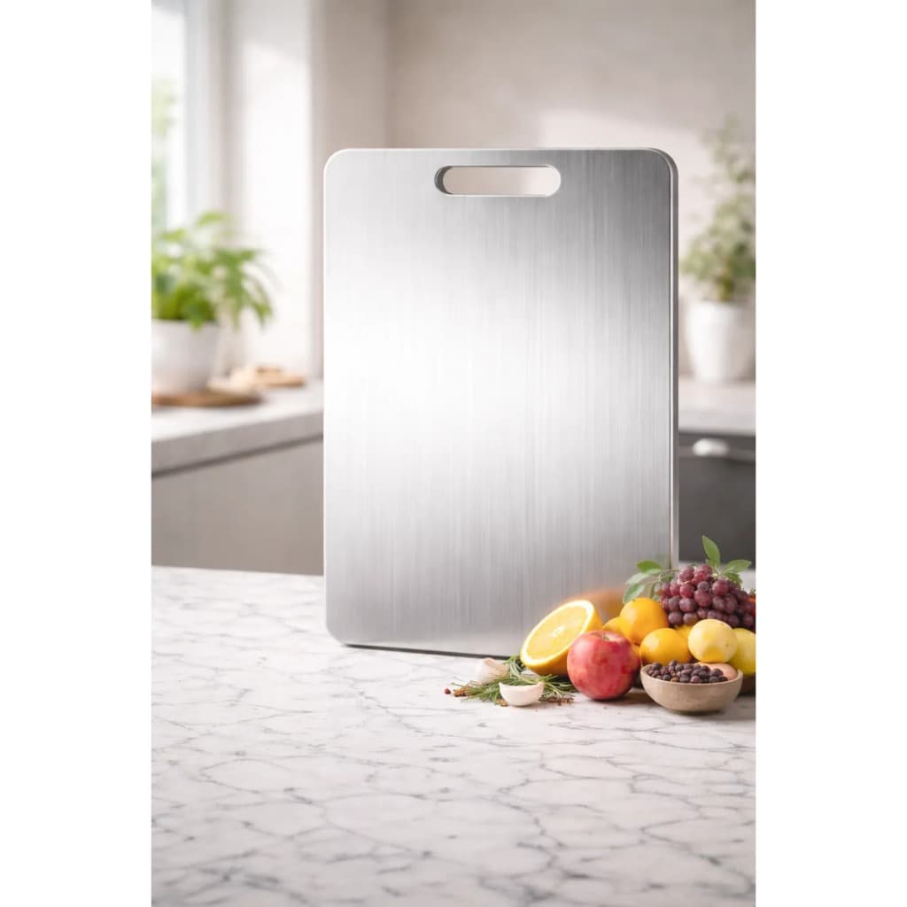 Tábua De Corte Aço Inox Higiênica Resistente Antibacteriana