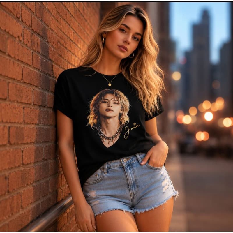 CAMISETA KPOP BTS JUMIN camisetas blusa unisex