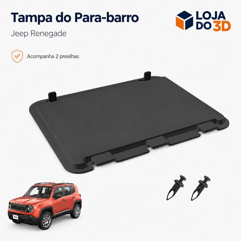 Tampa Do Para-barro Com Buchas Jeep Renegade 2015 Em Diant