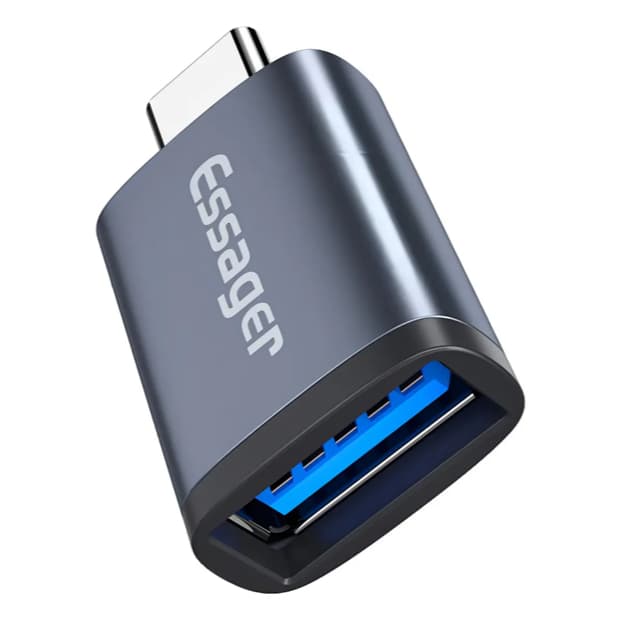 Adaptador Usb 3.0 Fêmea P/ Usb Tipo C Macho 5gbps 3a Essager