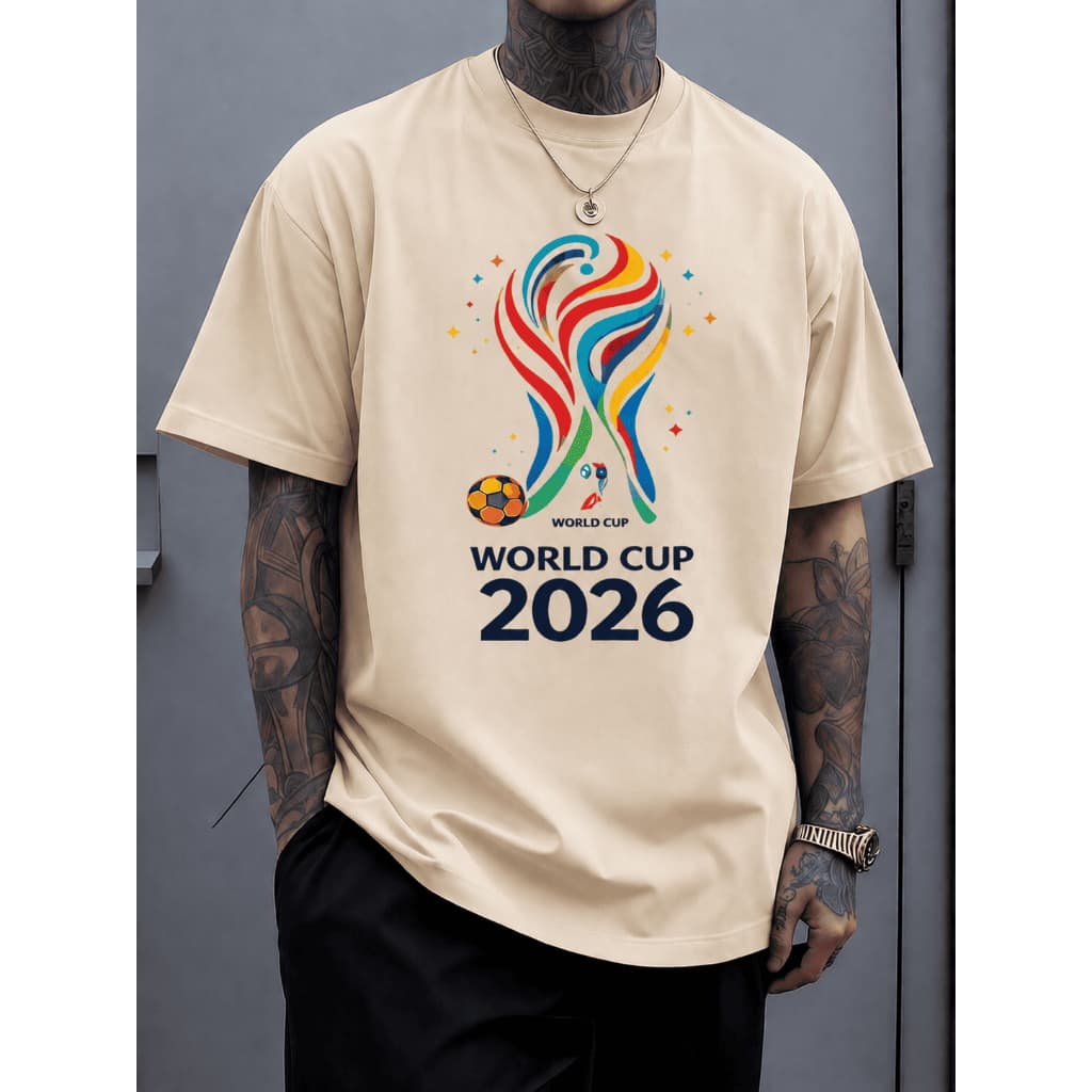 Camiseta Algodão Premium Unissex Padrão Shopping Copa Simbolo 2026 P ao GG