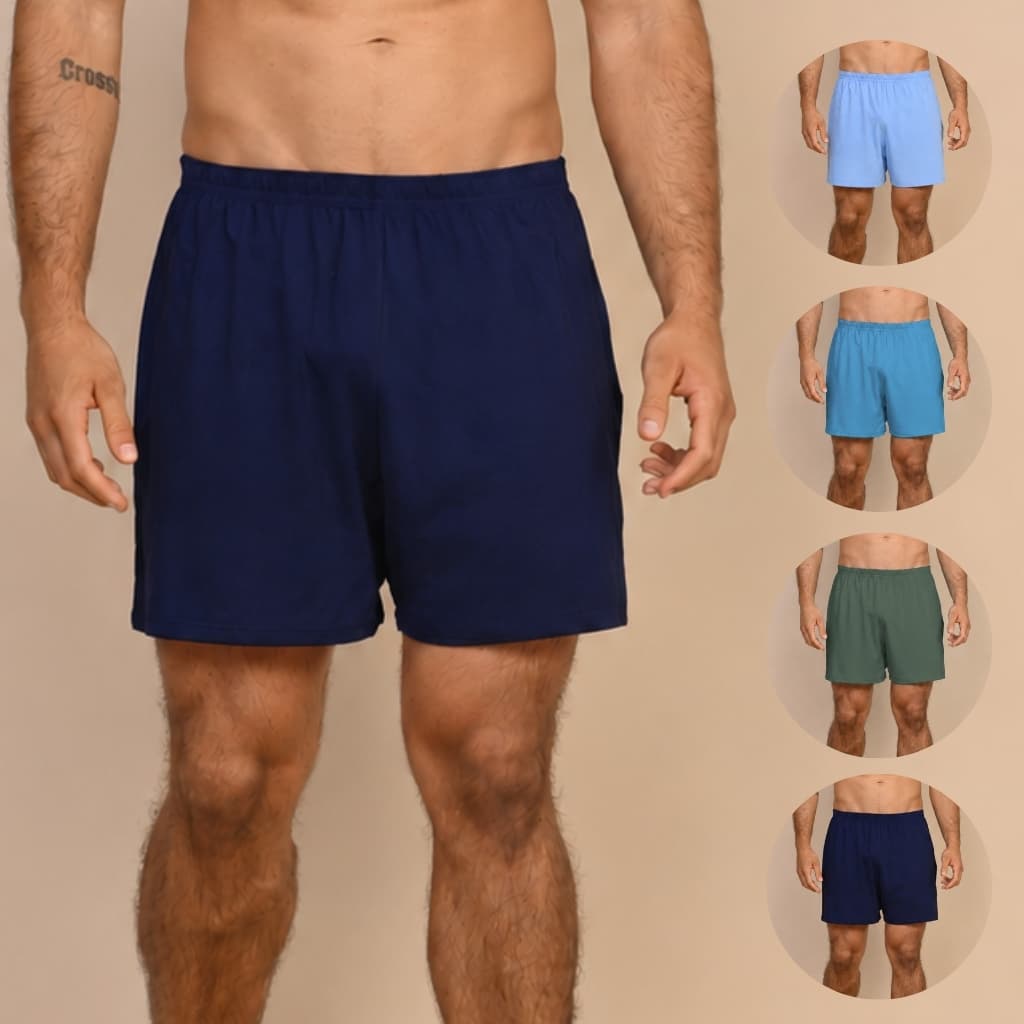 Kit 3 Samba Canção Pijama Masculino Liganete Short Para Dormir