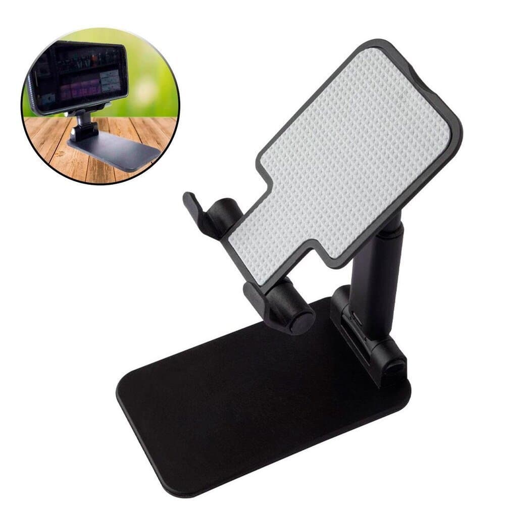 Suporte Para Celular Retrátil Mesa Smartphone Universal Branco