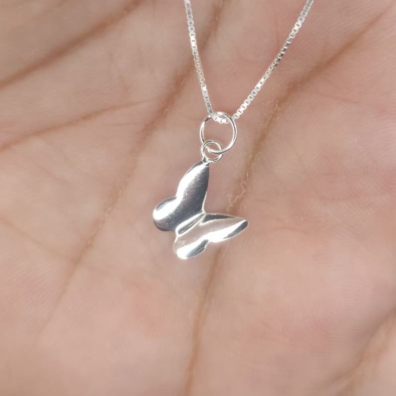 Pingente borboleta de Prata 925 - PGBG06