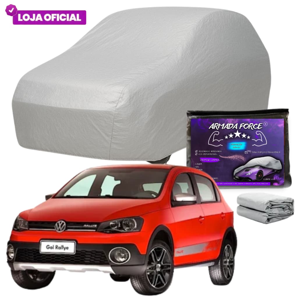 Capa Cobrir Gol Rollye ARMADA FORCE Forrada Impermeável Protege Sol Chuva Poeira Proteção Anti-UV