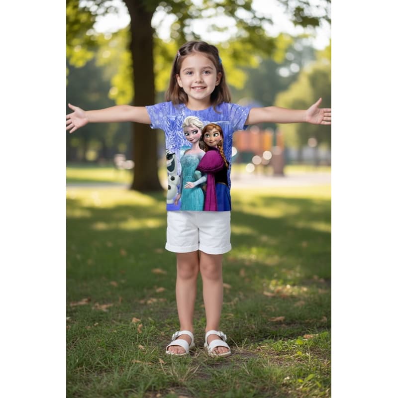 camisa flozen infantil