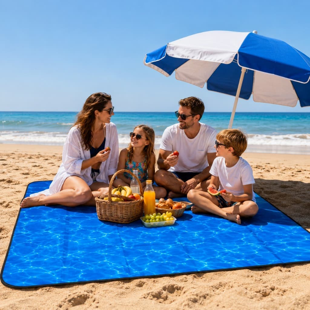 Torne o Dia na Praia Ainda Mais Especial c Nossa Esteira Casal 135x 135cm - Conforto e Estilo p dois