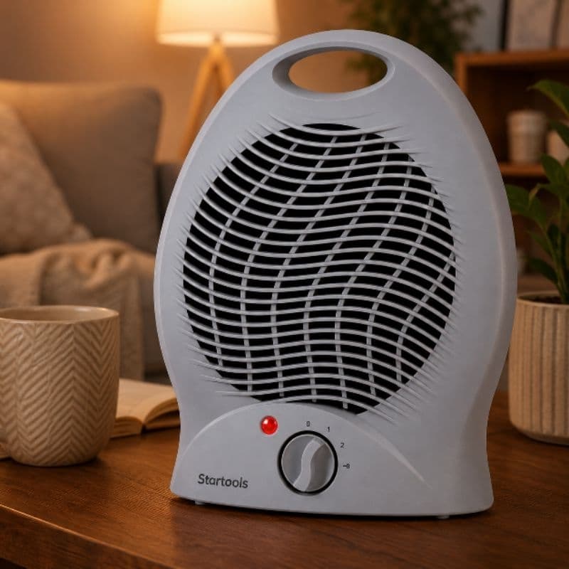 Aquecedor Elétrico Portátil 2000W 127V/220V Termoventilador Aquecedor de Ar Ambiente Quarto Sala