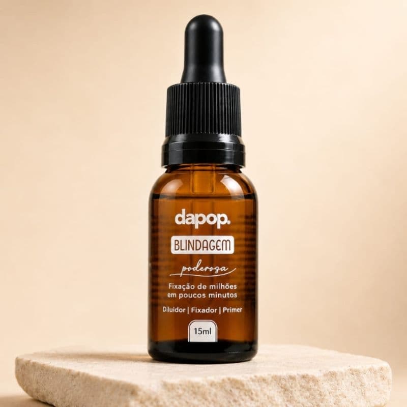 Blindagem poderosa DAPOP - 3 em 1 primer, diluidor e fixador - longa duração para maquiagem