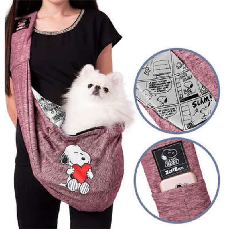 Bolsa Sling Zooz Pets Snoopy Smile