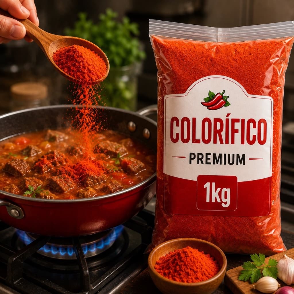 Colorífico 1kg Premium Tempero Colorau Natural Uso Doméstico Profissional
