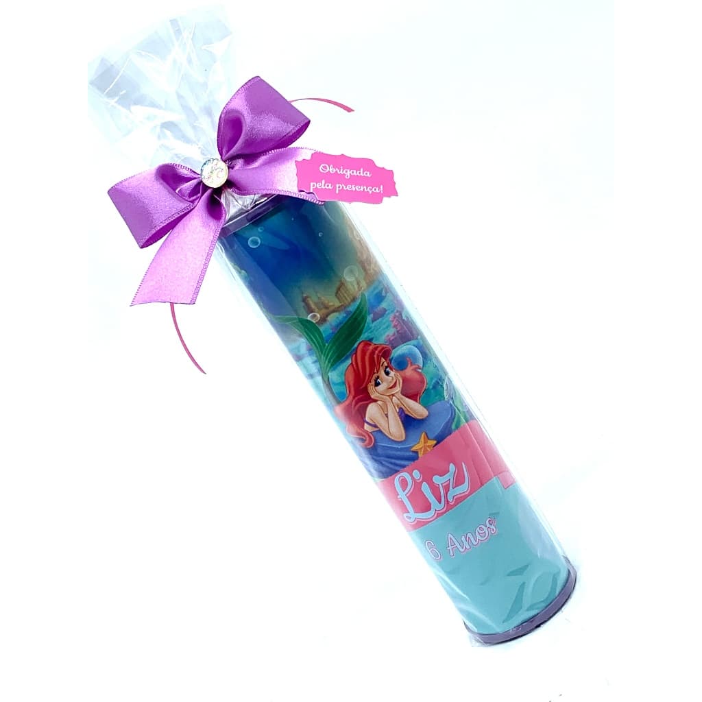 Lembrancinha Personalizada Aniversário Festa Infantil Pega Varetas Pequena Sereia Ariel 10 unidades
