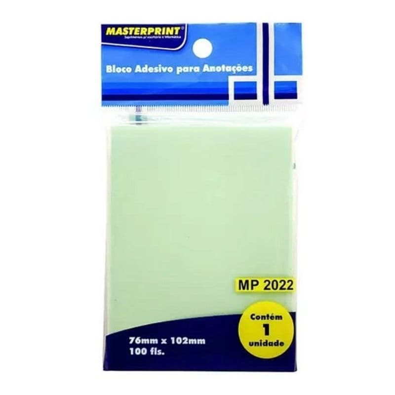 bloco de notas adesivo 76x102mm