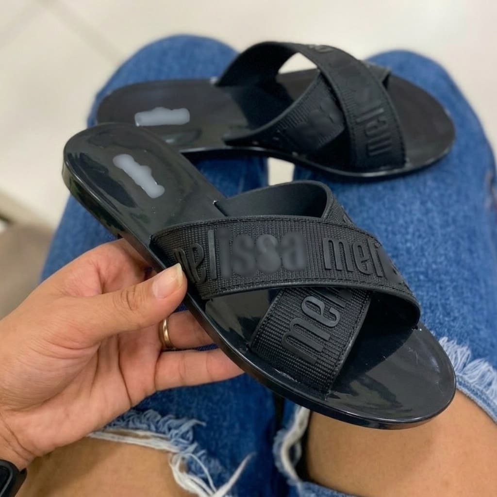 Rasteirinha Slide Feminina Sandália Elegante Confortável Para Trabalhar