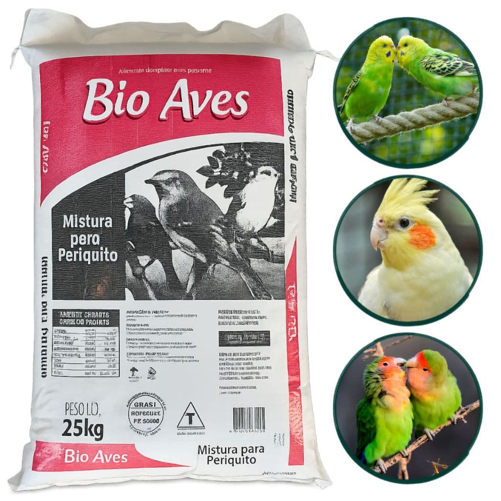 Mistura Calopsita Periquito Agapornis Painço Misturado 25 Kg (MÁX 1UN POR COMPRA)