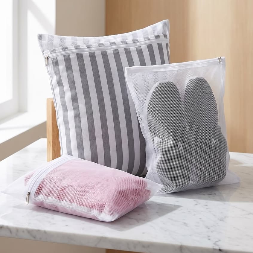 Kit Saquinhos Organizador de Mala VIAGEM e ROUPA Multiuso Maternidade e Bebê
