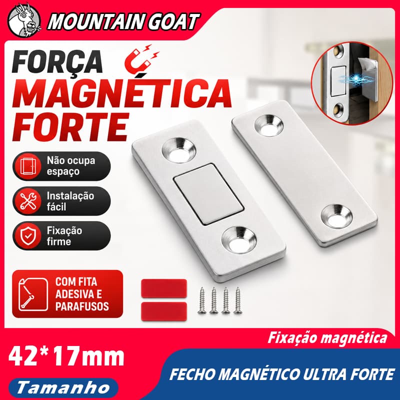 Fecho Magnético Para Armário Porta Ultra Forte Sistema de Fechamento para Móveis e Chaves de Fenda/Philips