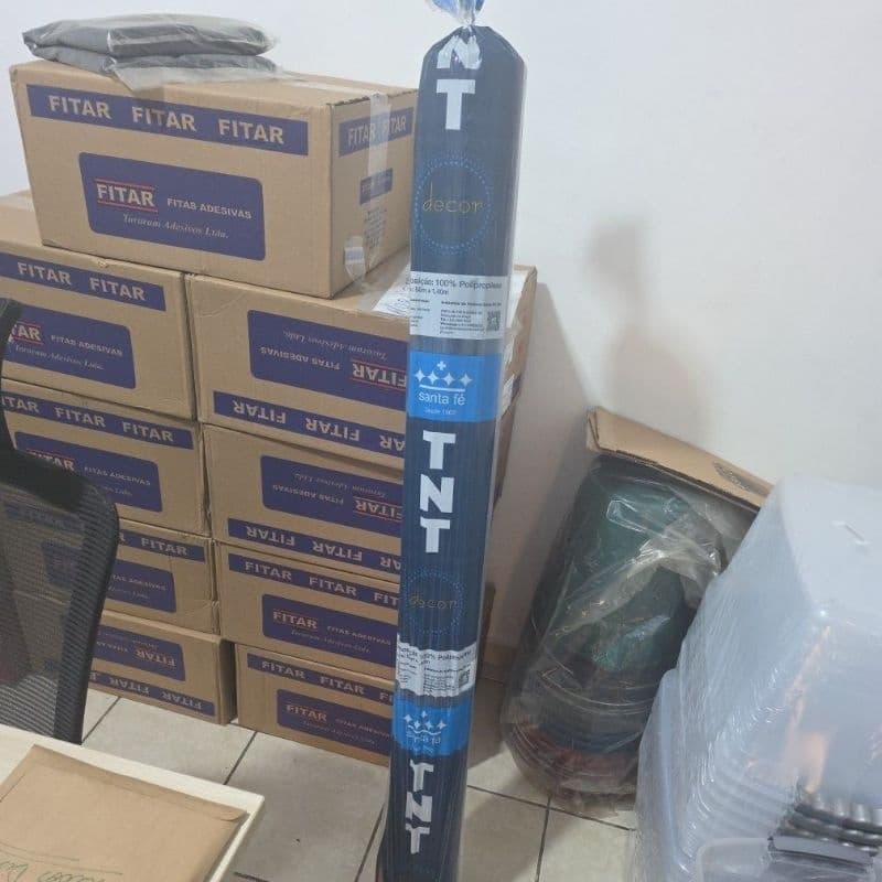 Rolo de tnt 50m x 1,40m azul marinho