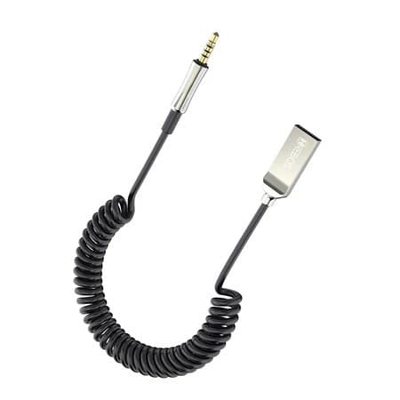 Adaptador Receptor Bluetooth 5.3 USB P2 Para Som Automotivo Carro AUX Sem Fio