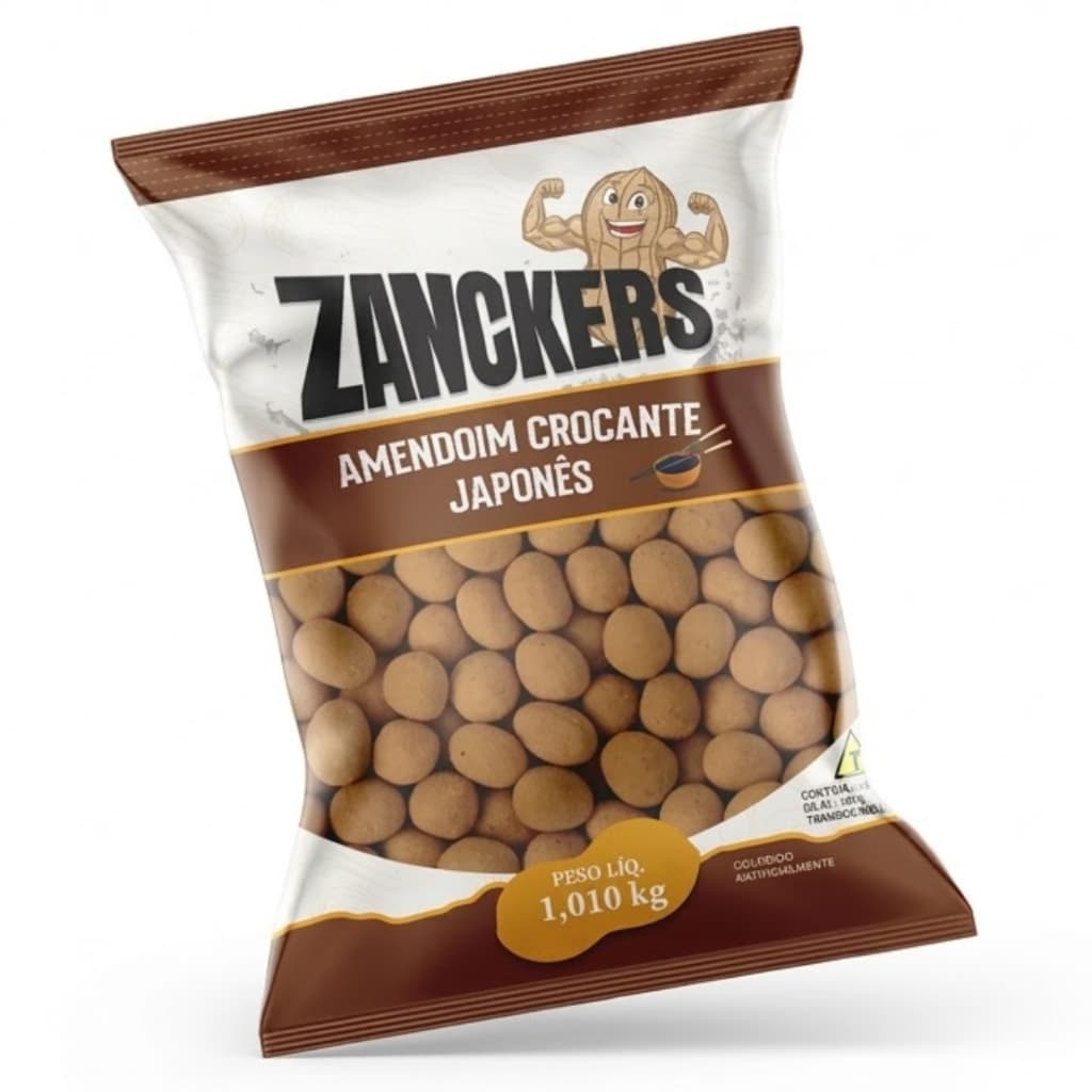Amendoim Crocante Japonês Zanckers 1,01 Kg