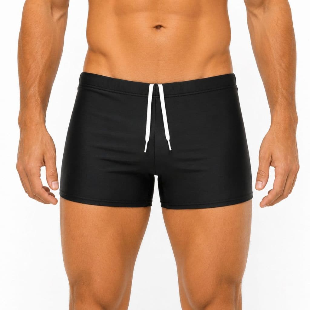 Sungas Masculina forrada modelo boxer com Proteção Uv +50 com Cordão Ajuste