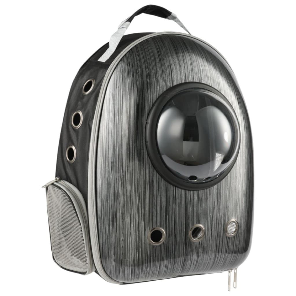 Mochila Pet Transporte Visão Panorâmica Astronauta Com Ventilação e Bolsos para Gato ou Cachorro Deko