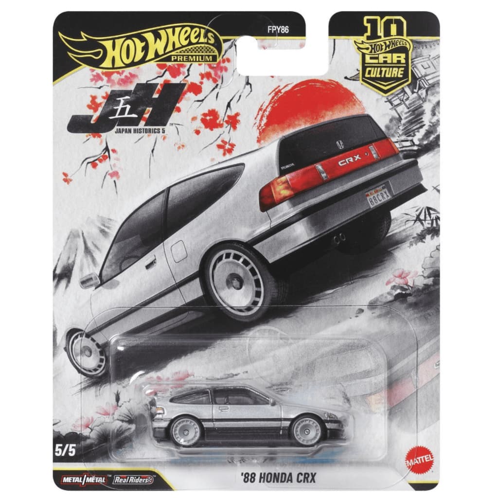 Carrinho Honda CRX '88 Hot Wheels Premium Car Culture 1:64