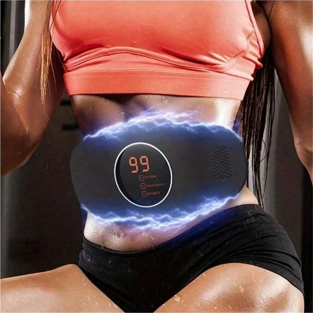 Cinto De Emagrecimento Elétrico Máquina Terapia Infravermelho Promover Digestão Vibração Abdominal voltikk