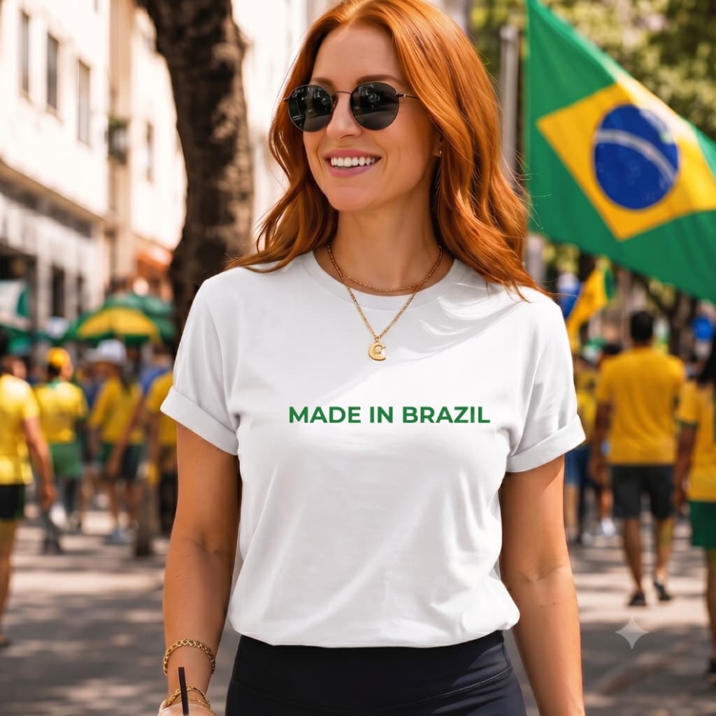 Blusa Do Brasil Feminina "MADE IN BRAZIL"