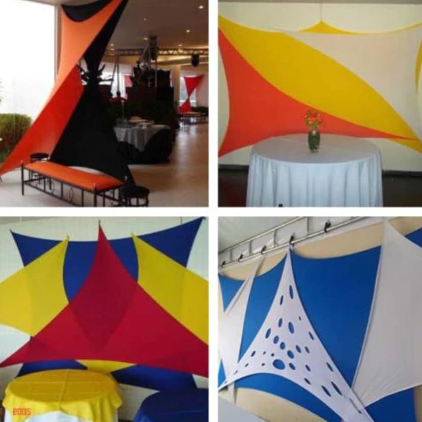 10M de Tecido para Decorações e Festas Várias Cores Helanca Premium Dry Lavável e Dobrável