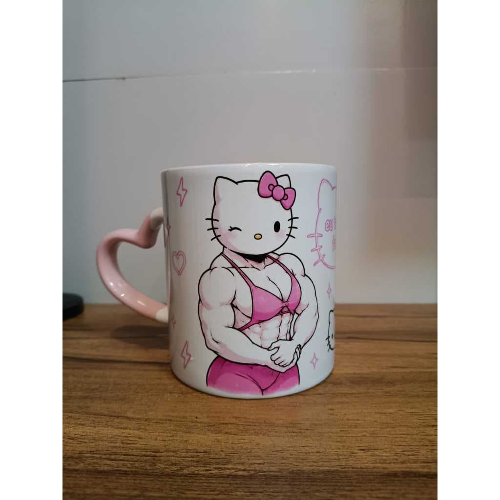 1 Caneca Cerâmica Hello Kitty Maromba (personalizamos a frase)