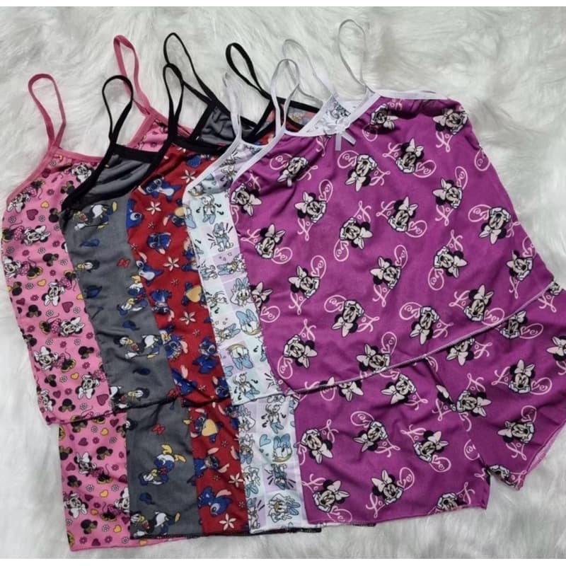 BABY DOLL FEMININO ESTAMPADO