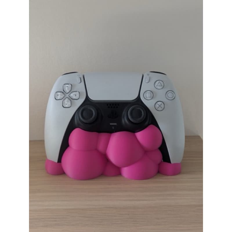 Suporte para Controle PS5 e Xbox BubbleGum Rosa Joystick PlayStation e Xbox
