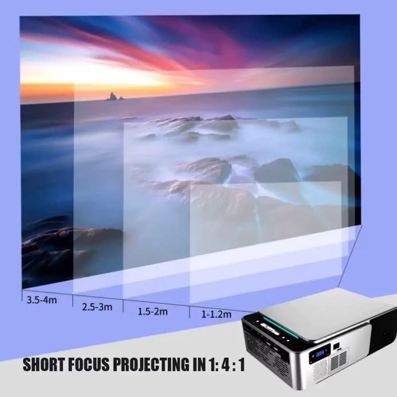 Projetor Led Toprecis Hd Versão Internacional T6