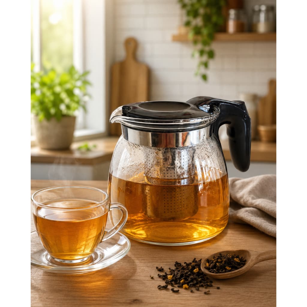 Chaleira Infusora para Chá 900ml NÃO VAI AO FOGO