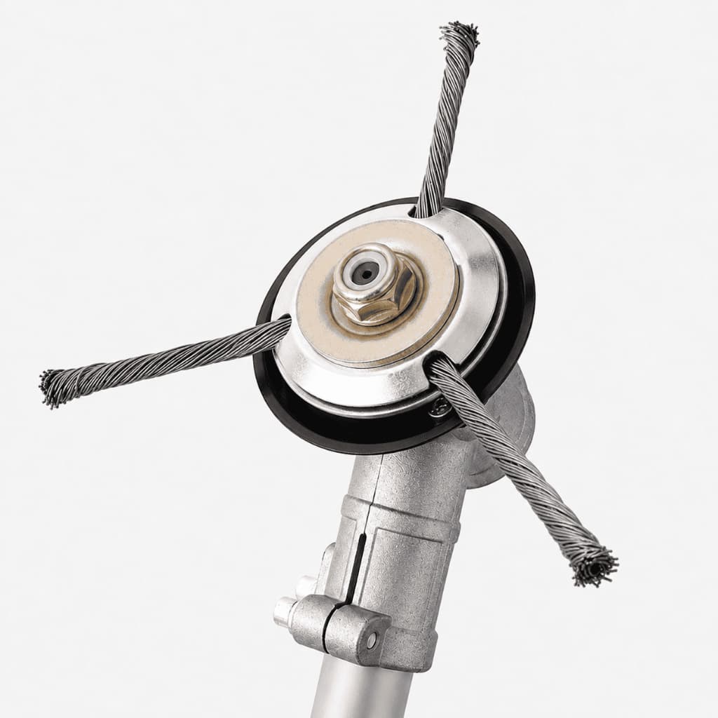 Cabeça de Aparador de grama Roçadeira disco Escova De Aço Rotativa Trançado Universal 180mm