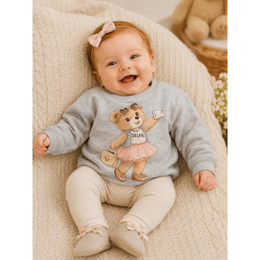 🧸 MOLETOM FEMININO INFANTIL BEBE URSOS 🧸