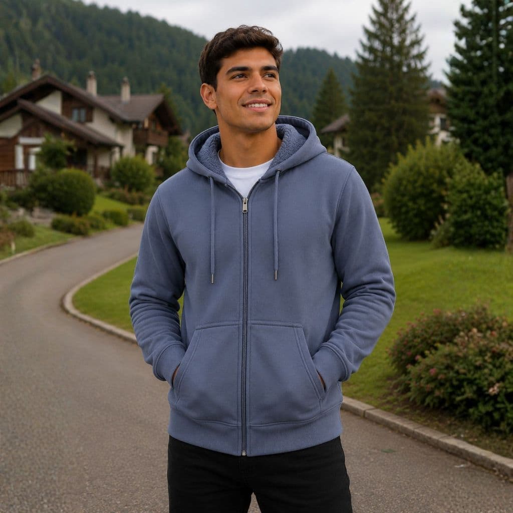 Jaqueta Moletom Com Zíper Masculino Feminino Casual Lançamento