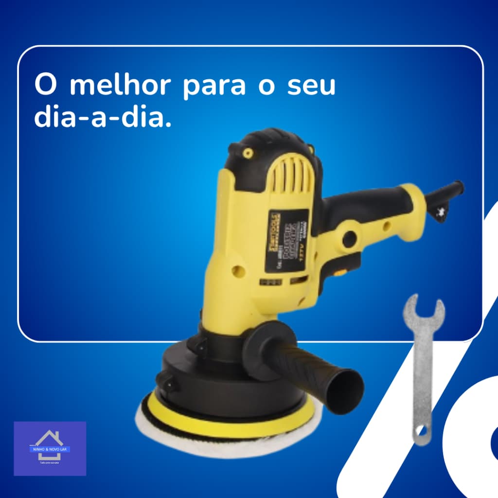Politriz Automotiva Profissional 127V Lixadeira Elétrica Polimento Carros