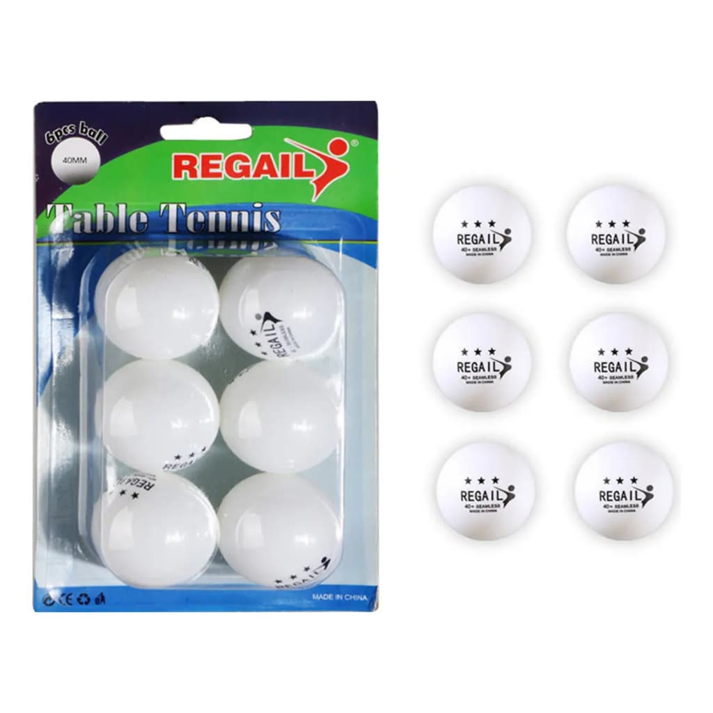 6 Bolinhas De Ping Pong Bola Tenis De Mesa Kit × 3 Estrelas