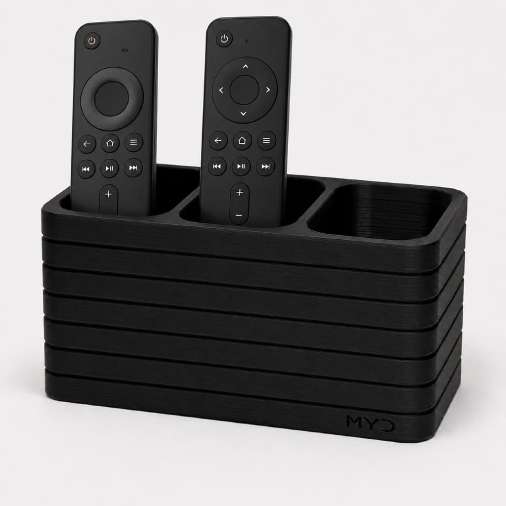 Porta Controle Remoto Organizador para Rack Sala e TV 1 2 ou 3 Espaços