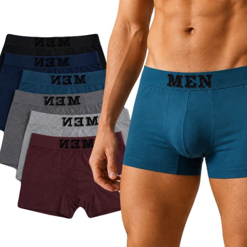 Kit Com 3 ou até 12 Cuecas Boxer Microfibra Masculino Adulto