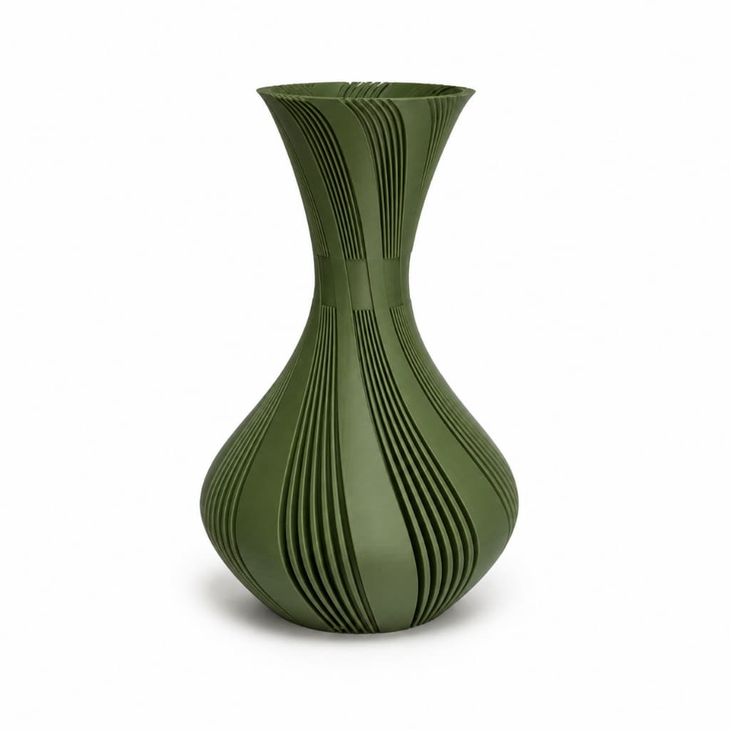 Vasos Decorativos em Impressão 3D – Design Moderno Espiral para Casa ou Escritório, Vaso decorativo para flores