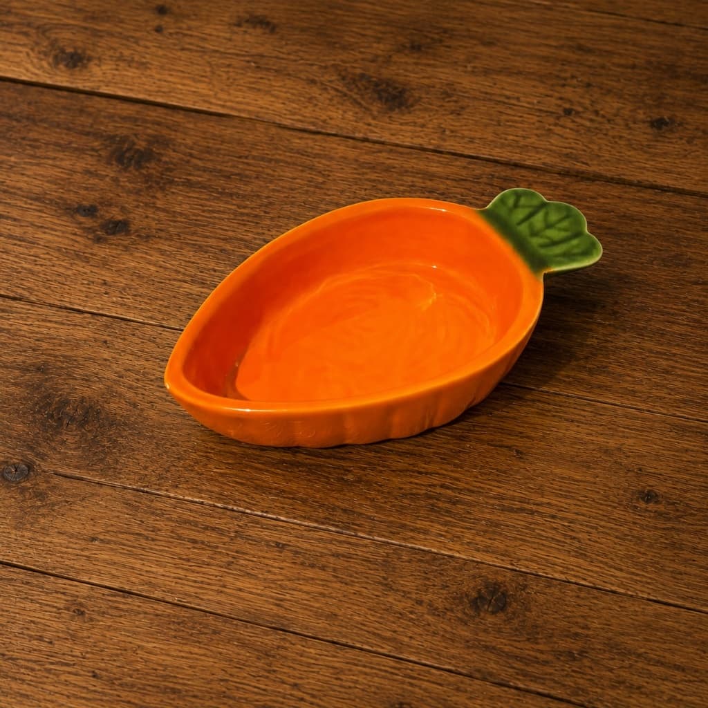 Tigela Decorada Cenoura 250ml Feito De Cerâmica