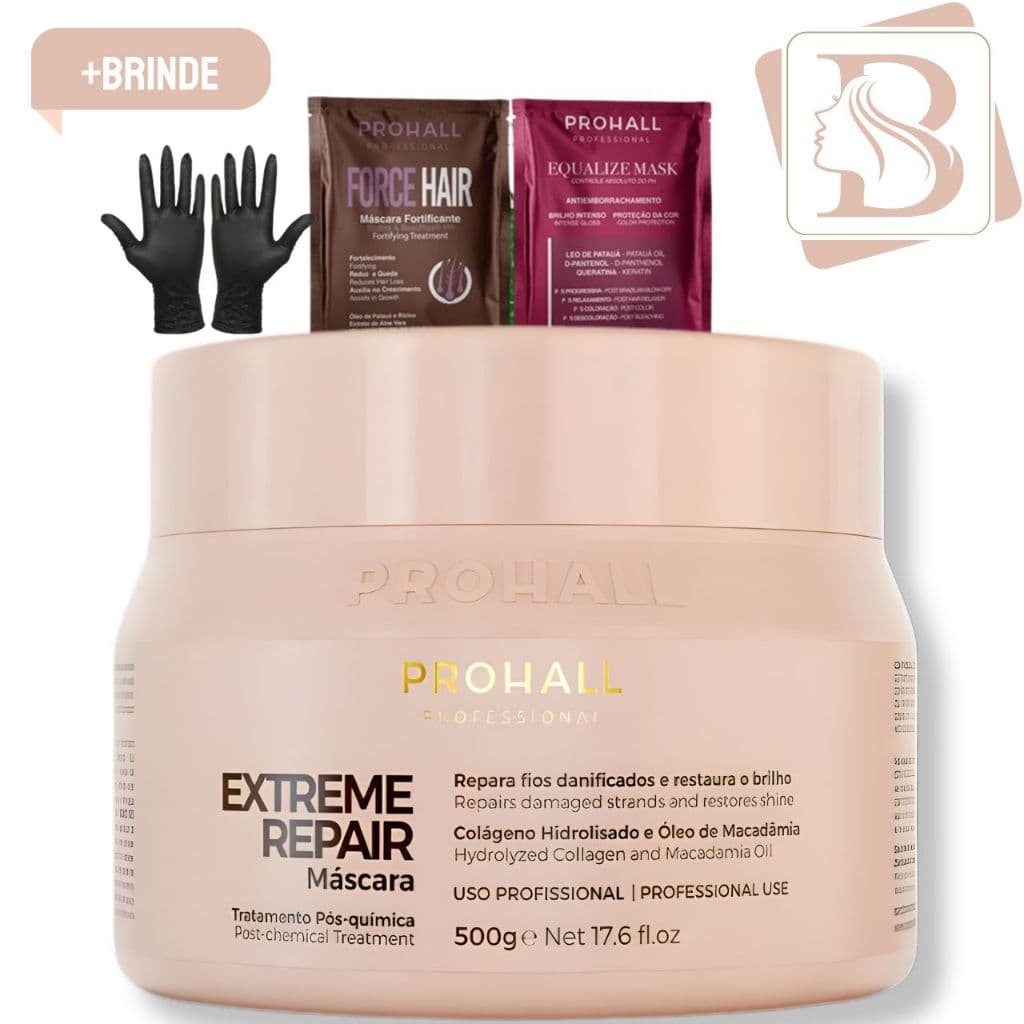PROHALL Máscara Extreme Repair 500g Pro Hall